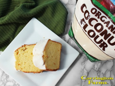 Lemon Pound Cake with Coconut Butter Glaze Recipe