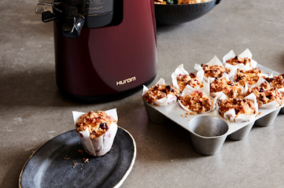 Cranberry Orange Muffins with Walnut Crumble Topping Recipe